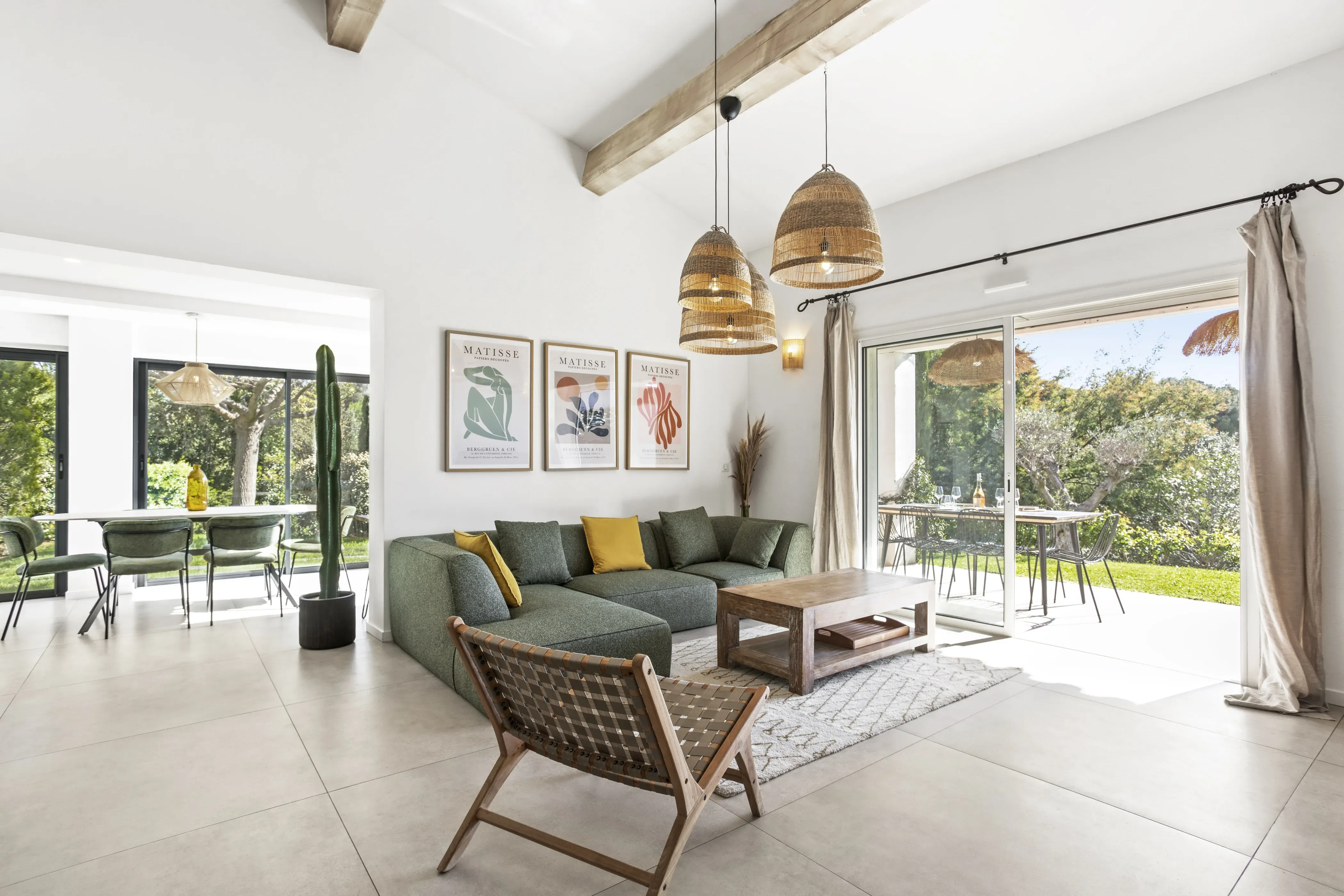 Bright living room of Casa Elsa